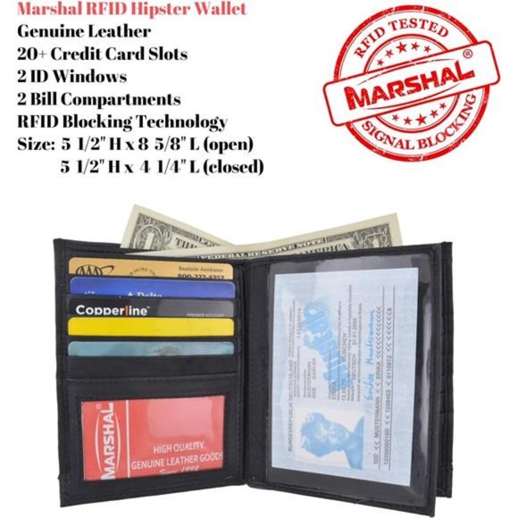 RFID Blocking Bifold Hipster Multi Credit Card ID Holder Camouflage - Picture 6 of 6